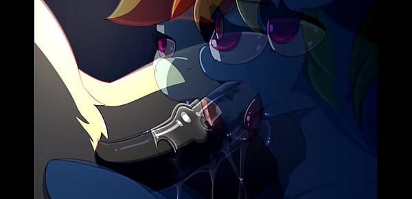  Rainbow Dash Blowjob Gif (With Voice Acting)